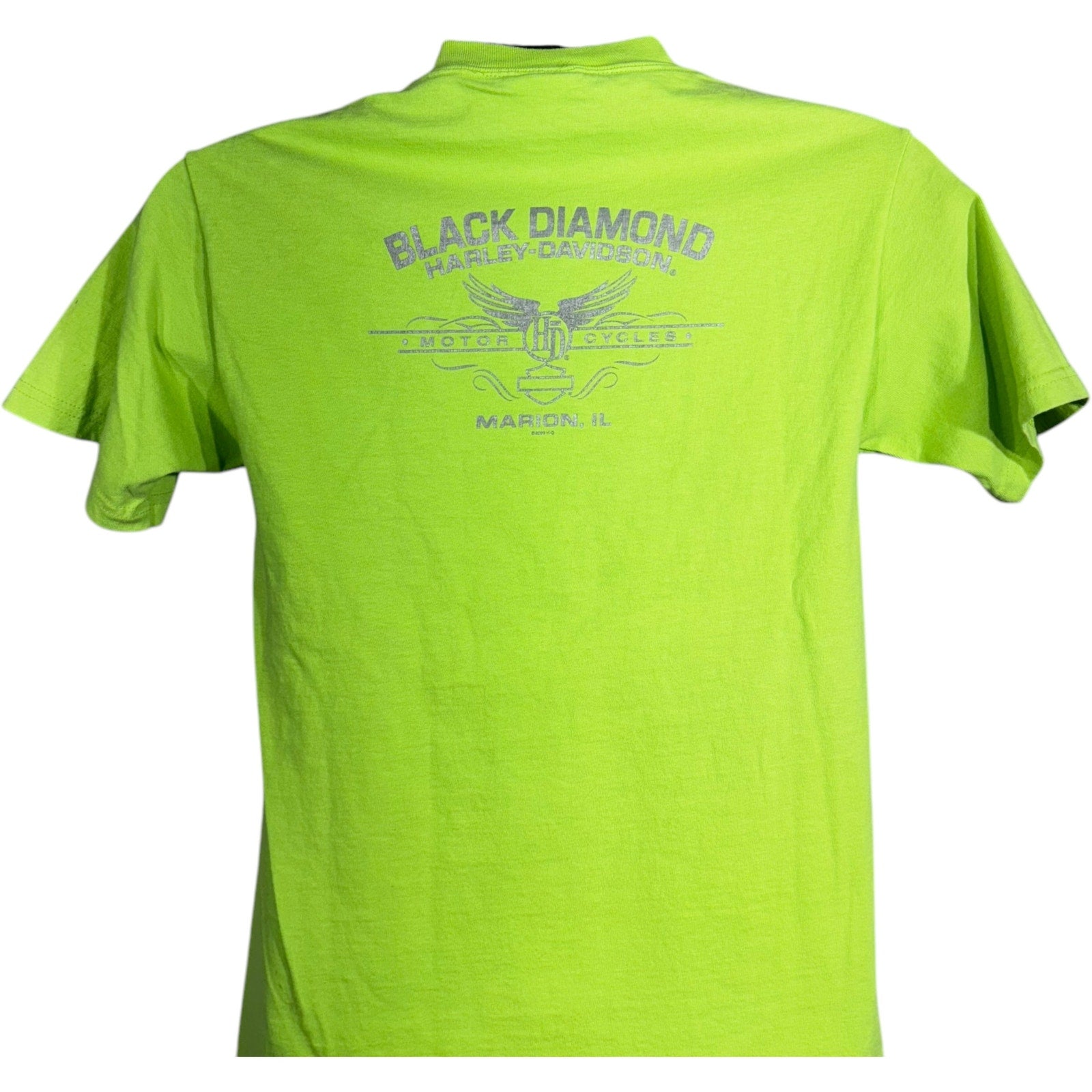 Vintage Harley Davidson "Black Diamond" Marion, IL Tee