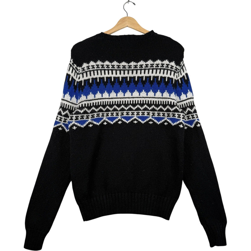 Vintage Polo Ralph Lauren Wrap Around Patterned Sweater