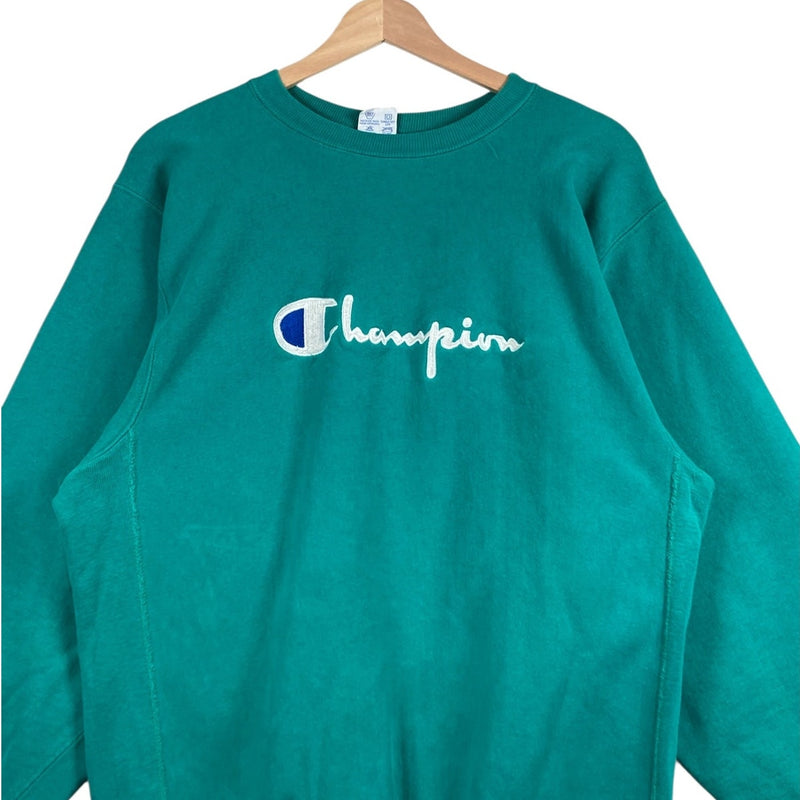 Vintage Champion Reverse Weave Logo Crewneck