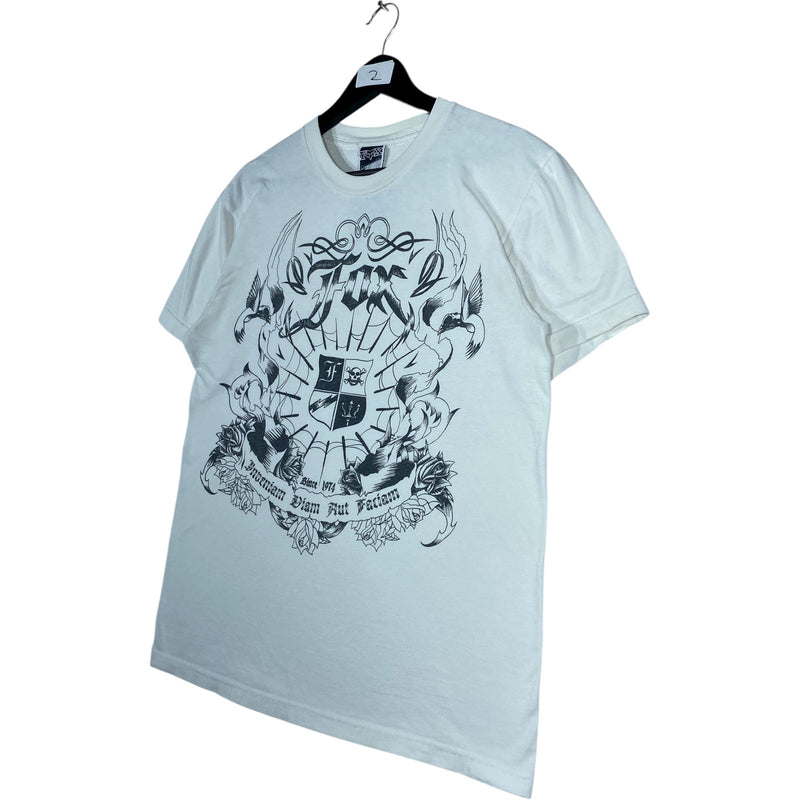 Vintage Fox Gothic Graphic Print T-Shirt