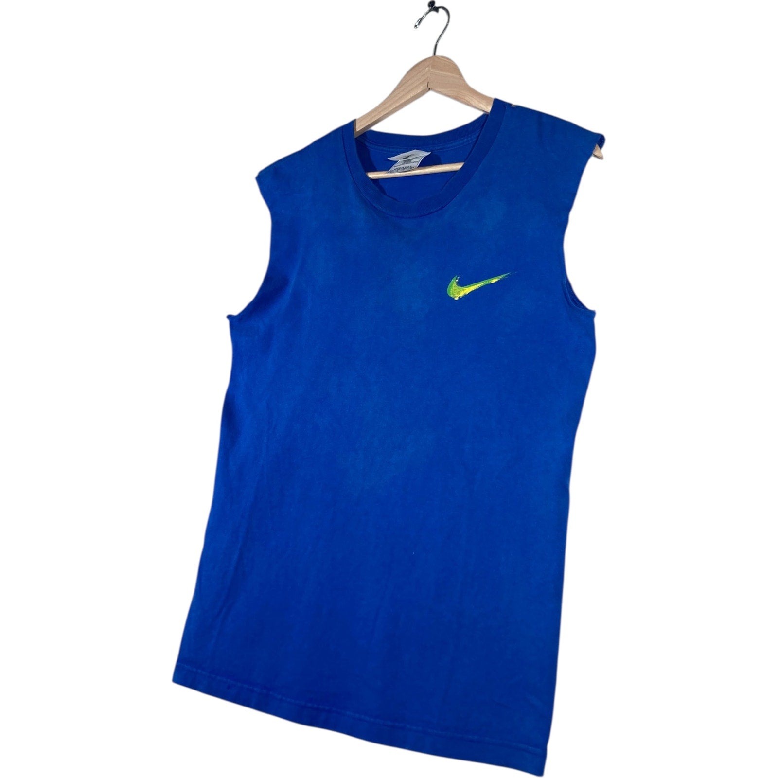Vintage Nike Big Swoosh Cut Sleeves Tank Top