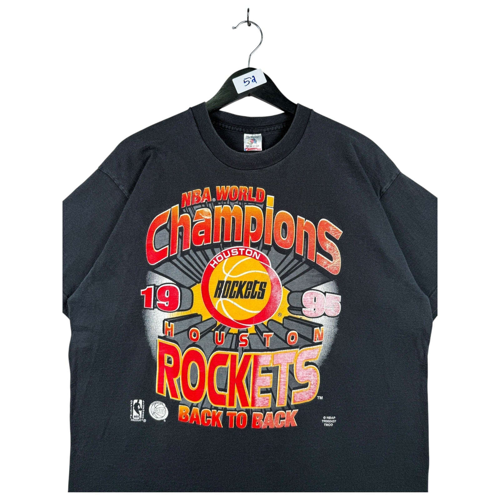 Vintage NBA World Champions Houston Rockets 1995 T-Shirt