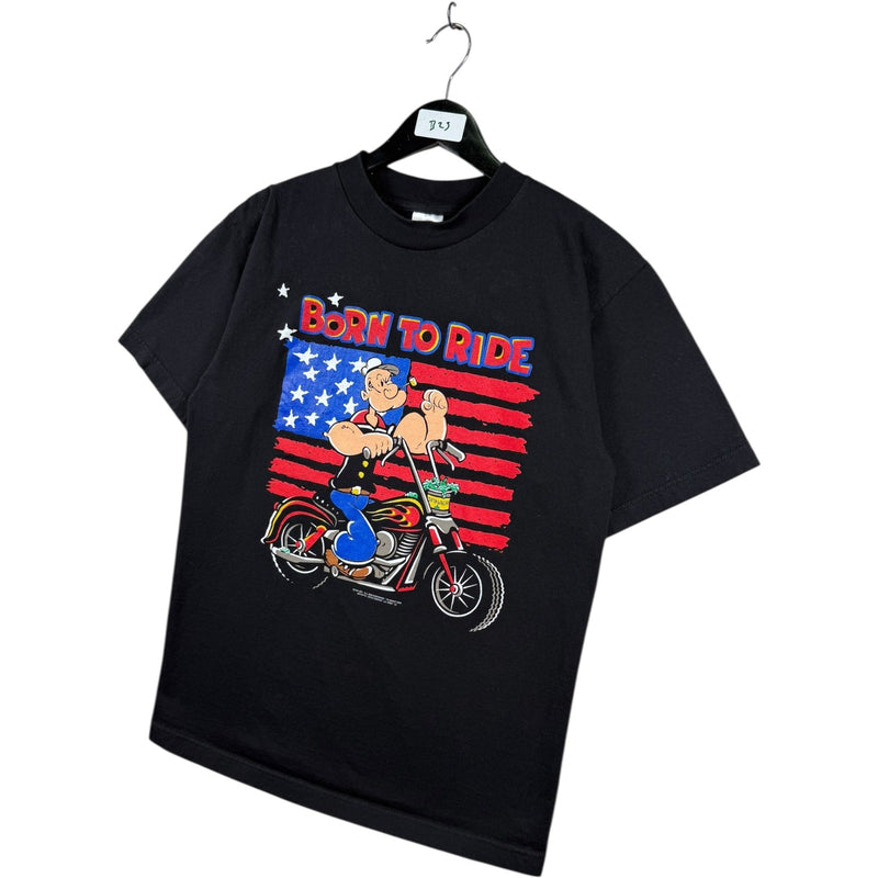 Vintage Popeye Born To Ride 1999 T-Shirt
