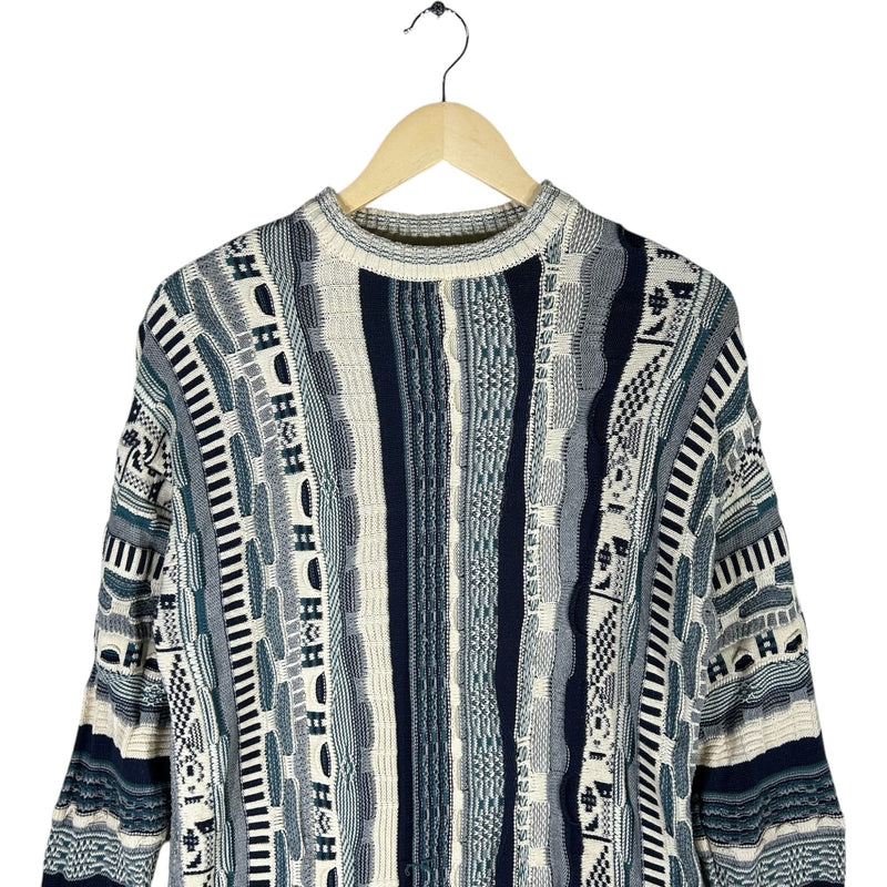 Vintage Coogi 3D Knit Wool Sweater