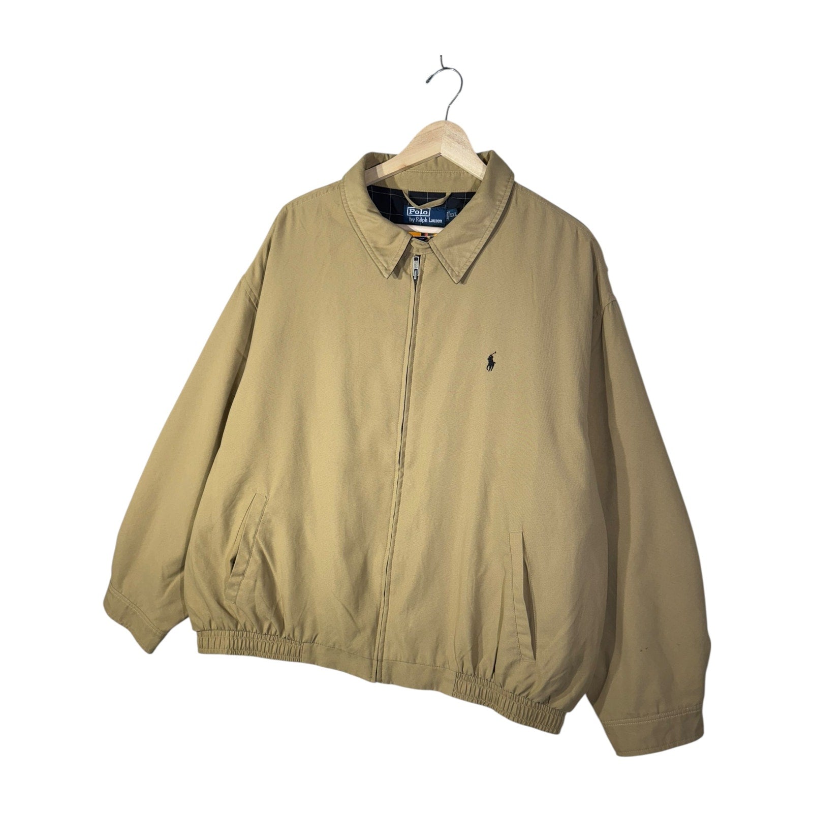 Vintage Polo Ralph Lauren Pony Logo Full Zip Harrington Jacket