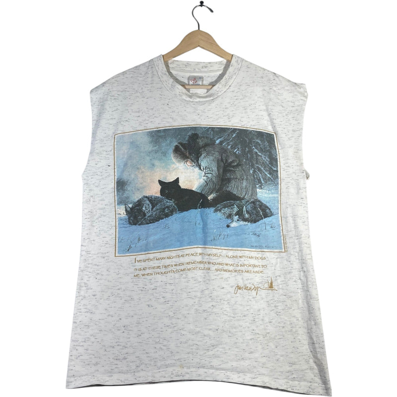 Vintage Tuff Tee Wolves Muscle Sleeves Tank Top