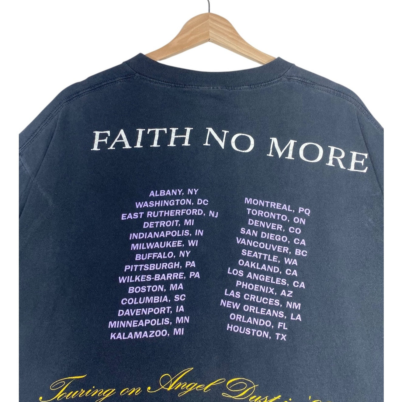 Vintage Faith No More Angel Dust Tour Graphic T-Shirt