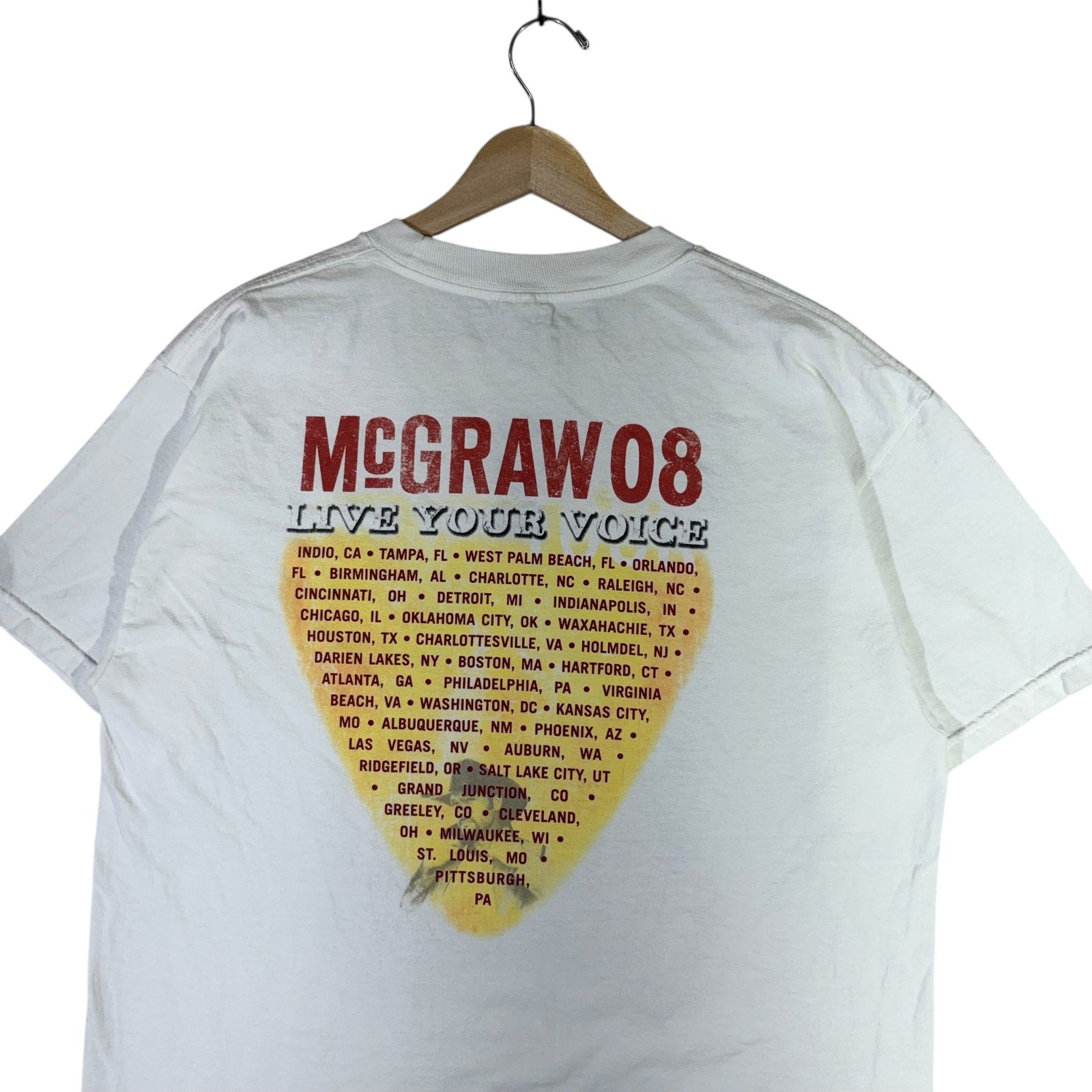 Tim McGraw Live Your Voice Tour Tee
