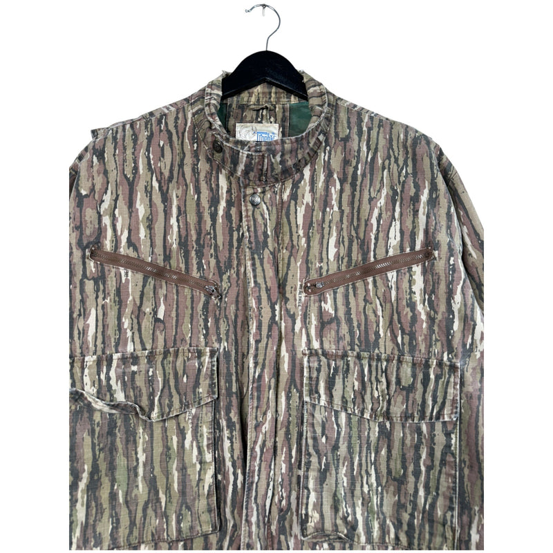 Vintage Hardwood Camouflage Full Zip Light Jacket