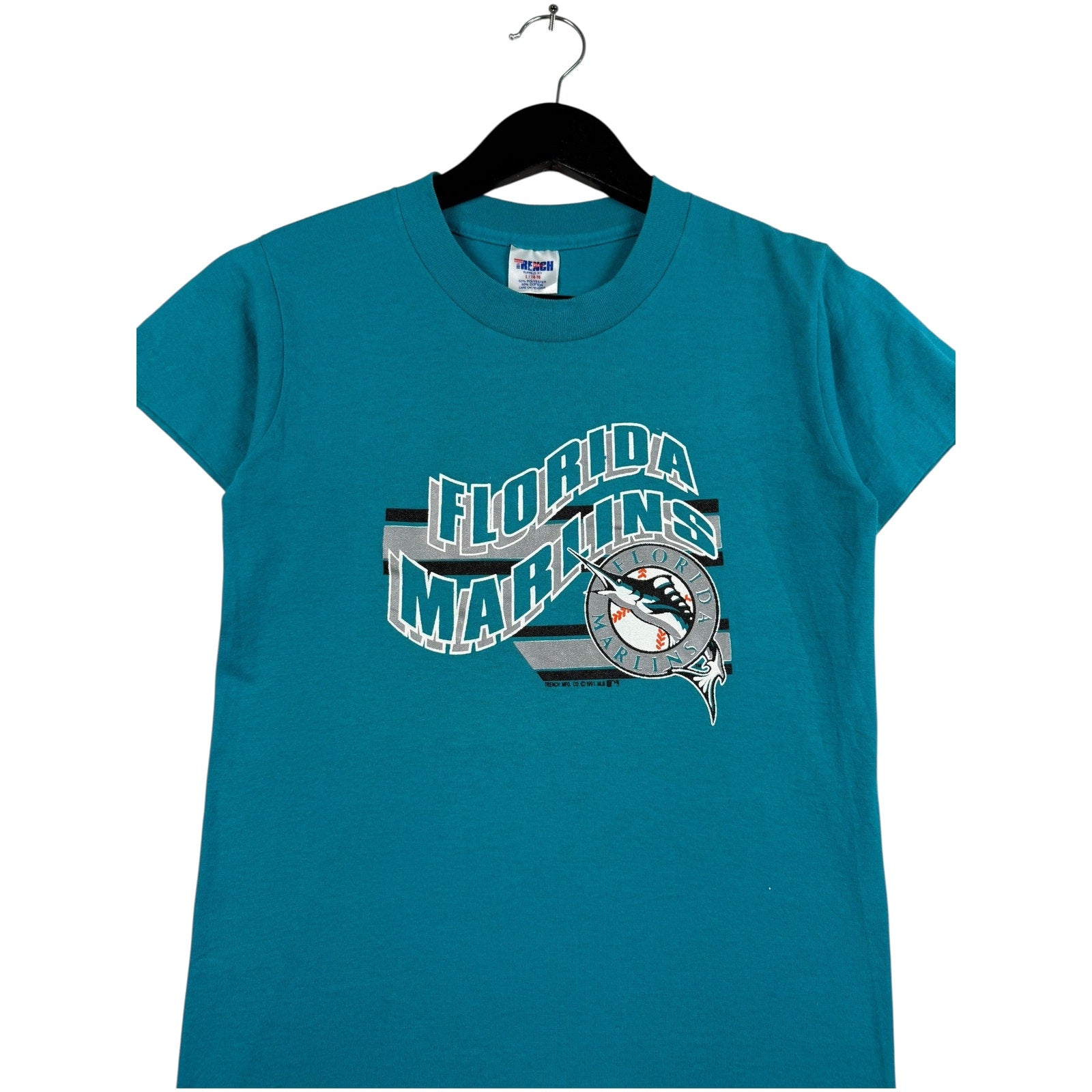 Vintage Florida Marlins Logo Spellout MLB T-Shirt