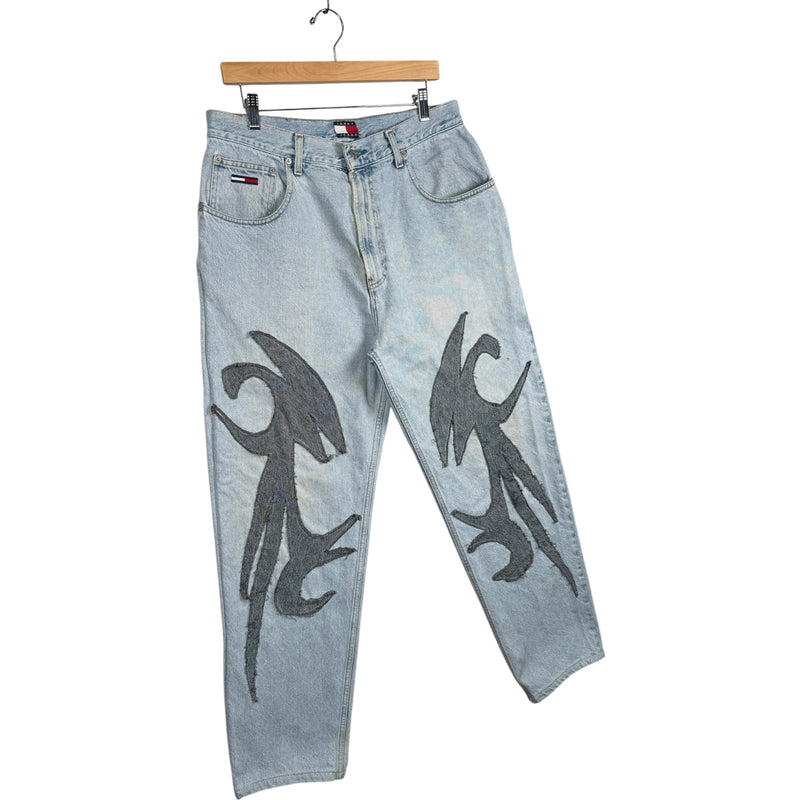 Vintage Tommy Jean Straight Leg Denim Jeans 36