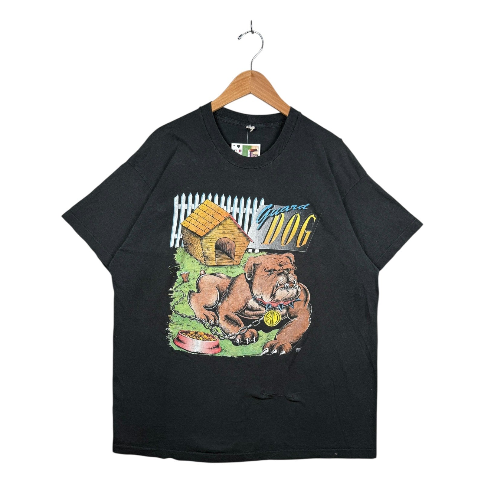 Vintage Guard Dog Bulldog T-Shirt