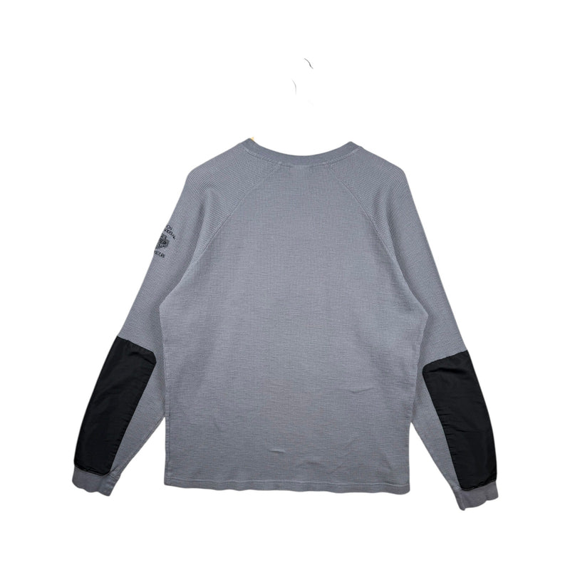 Vintage Harley Davidson Logo Waffle Knit Long Sleeve