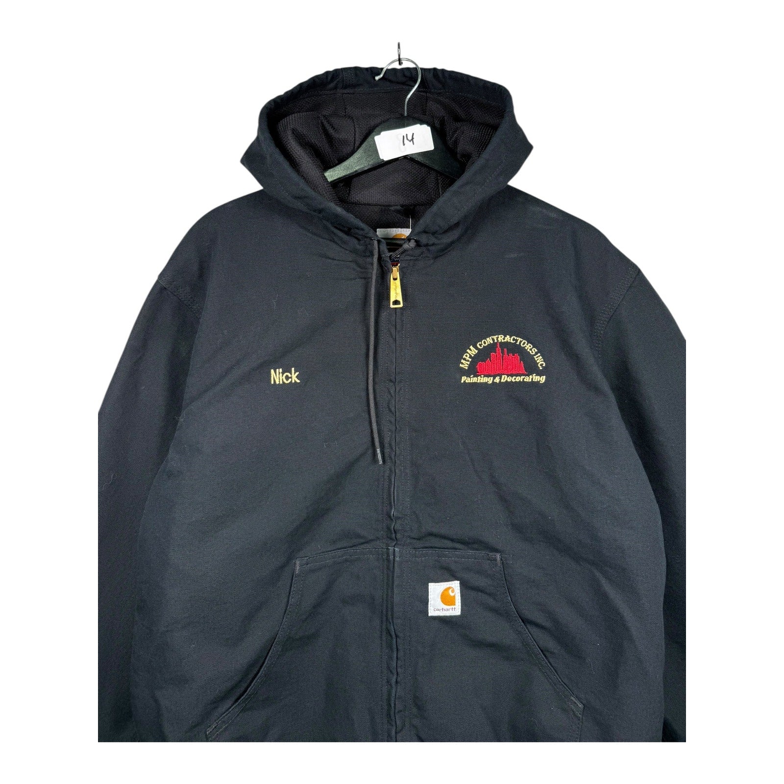 Vintage Carhartt MPM Contractor Full Zip Hoodie