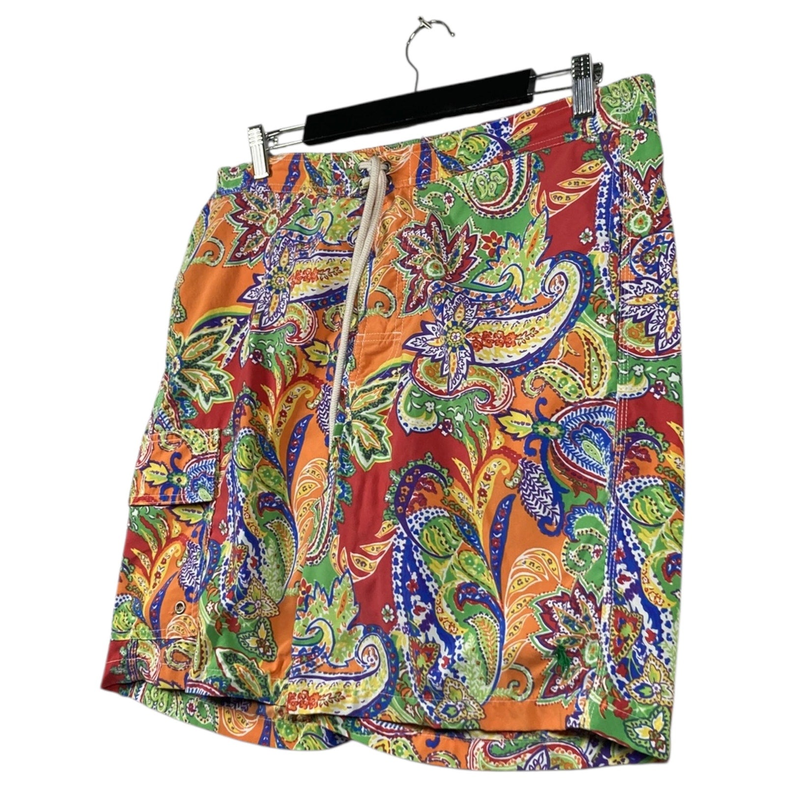 Vintage Polo by Ralph Lauren Paisley Swim Shorts Medium