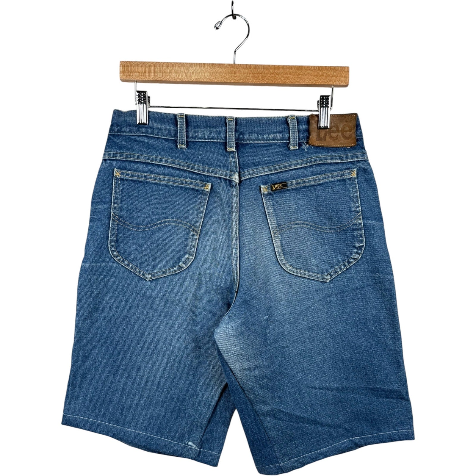 Vintage Lee Utility Denim Shorts 32