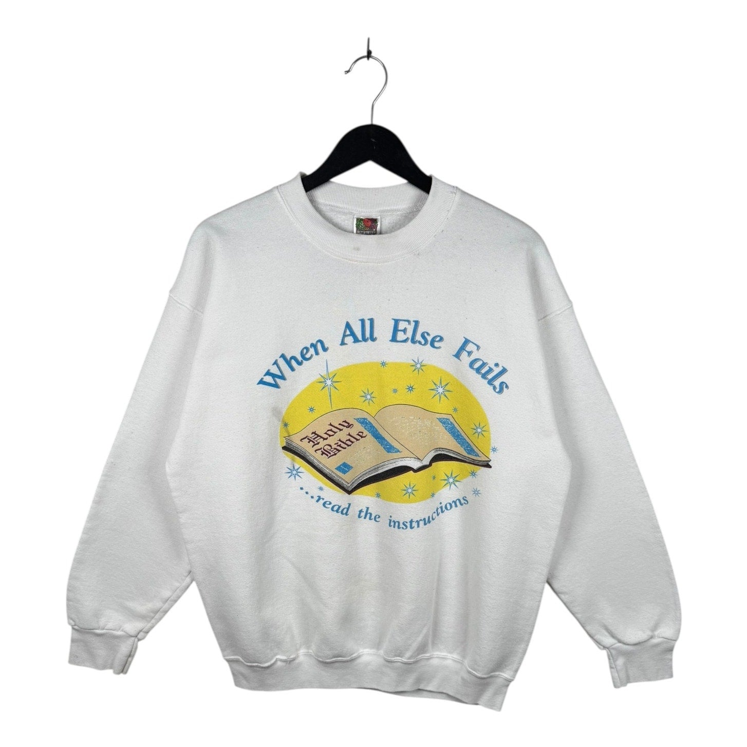 Vintage Christian Holy Bible Crewneck