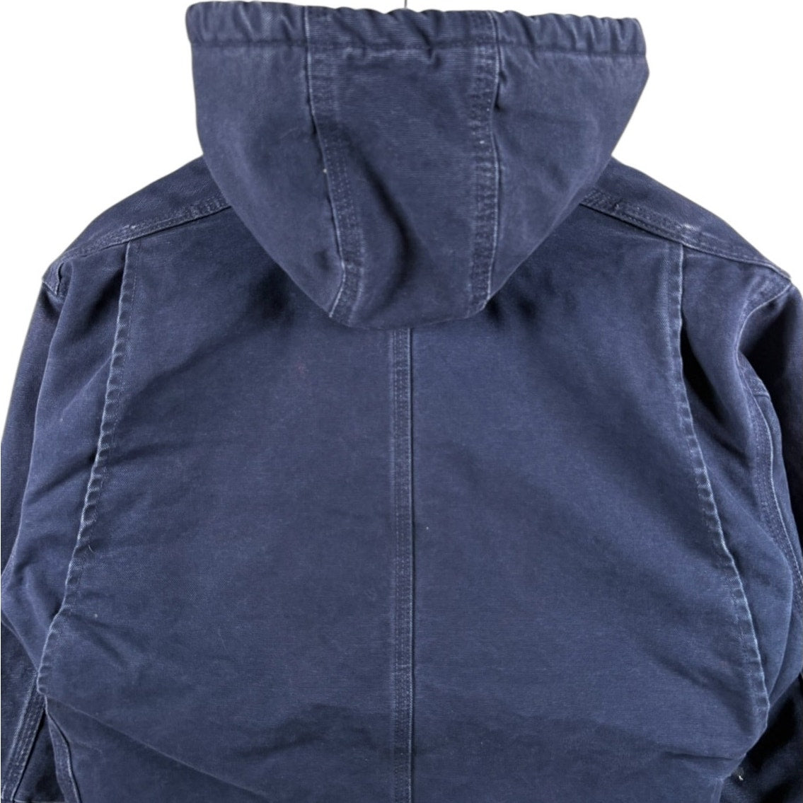 Vintage Carhartt Sherpa Lined Full Zip Hooded Workwear Jacket