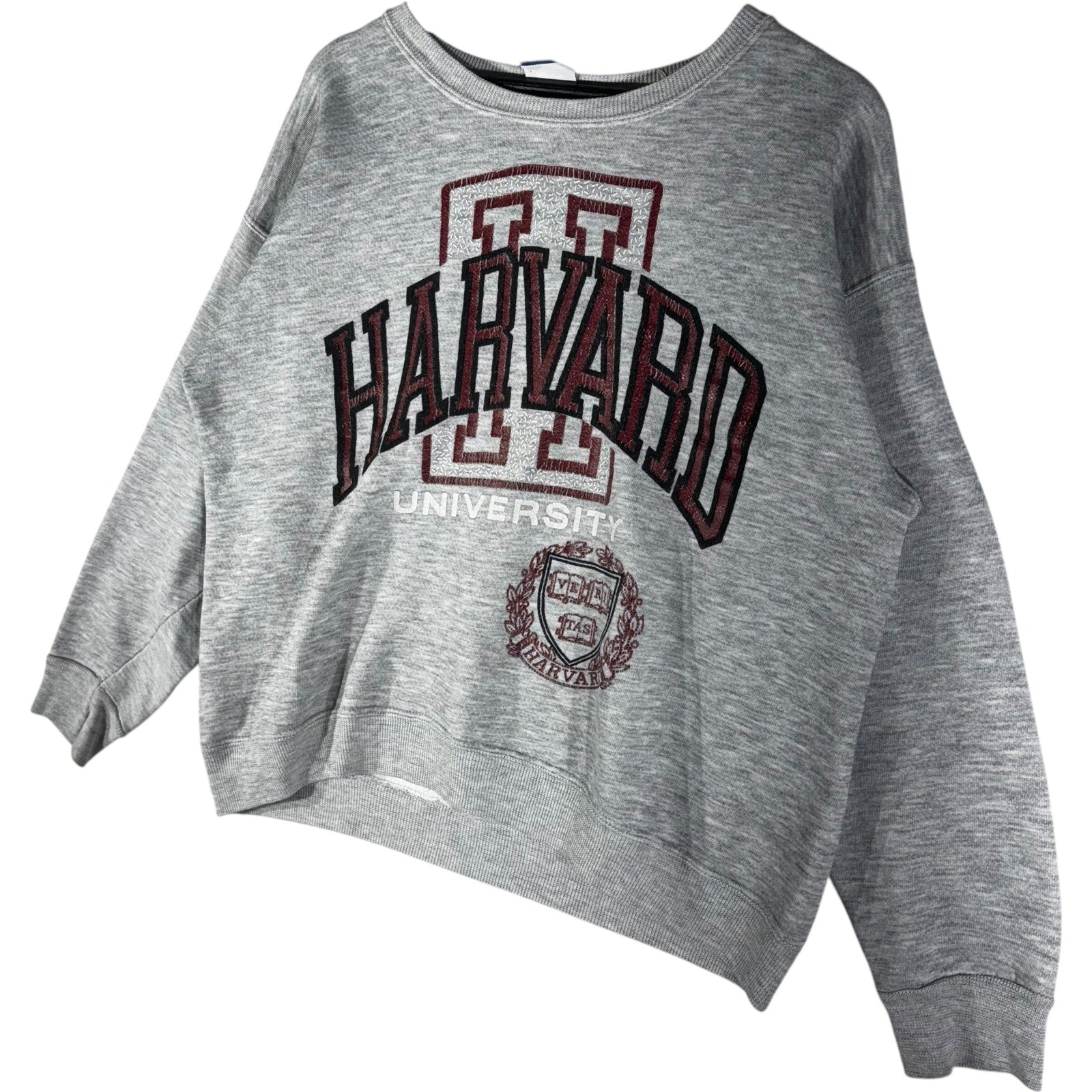 Vintage Harvard University Arch Spellout Crewneck 90s