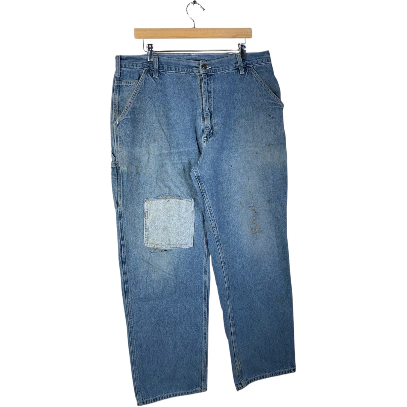 Vintage Carhartt Patched Carpenter Pants 38x32