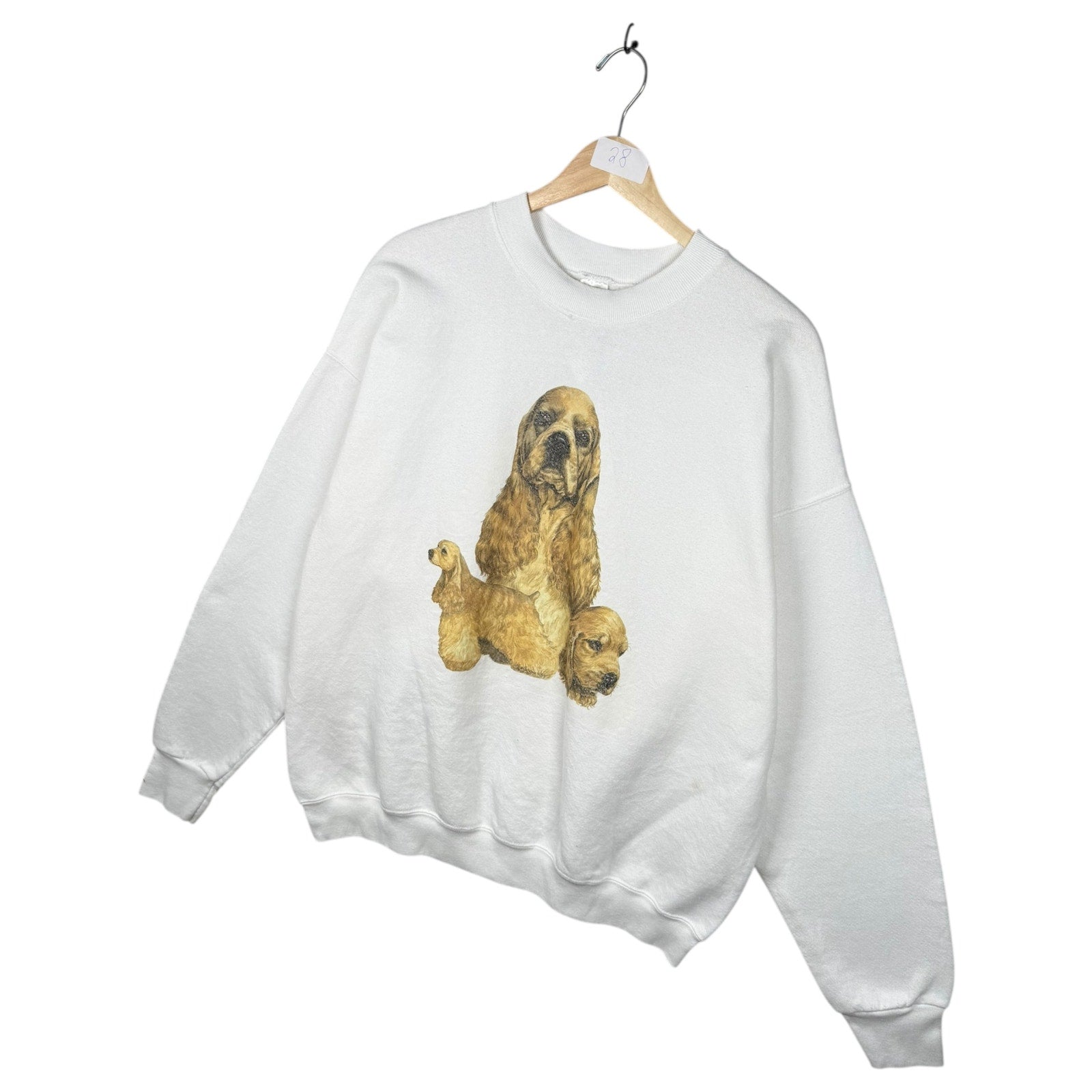 Vintage Cocker Spaniel Dog Crewneck