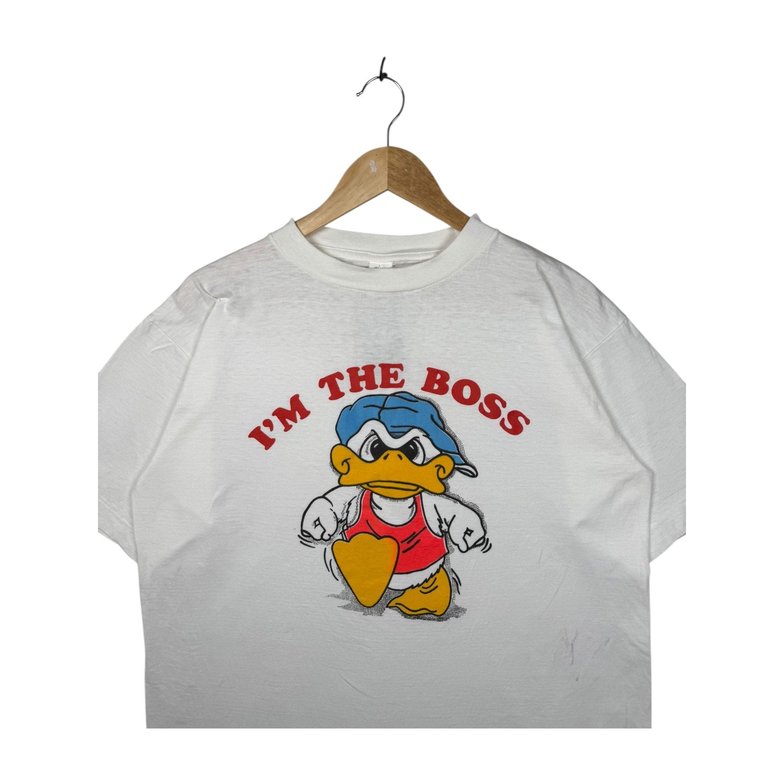 Vintage I’m The Boss Cartoon Duck T-Shirt