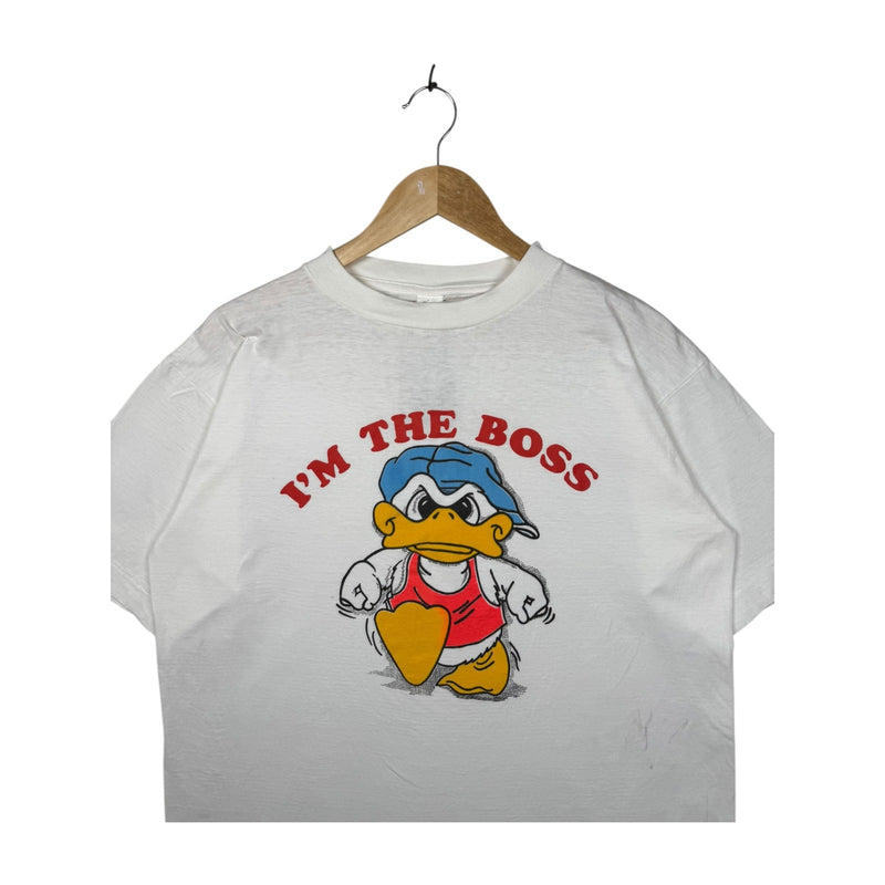 Vintage I’m The Boss Cartoon Duck T-Shirt
