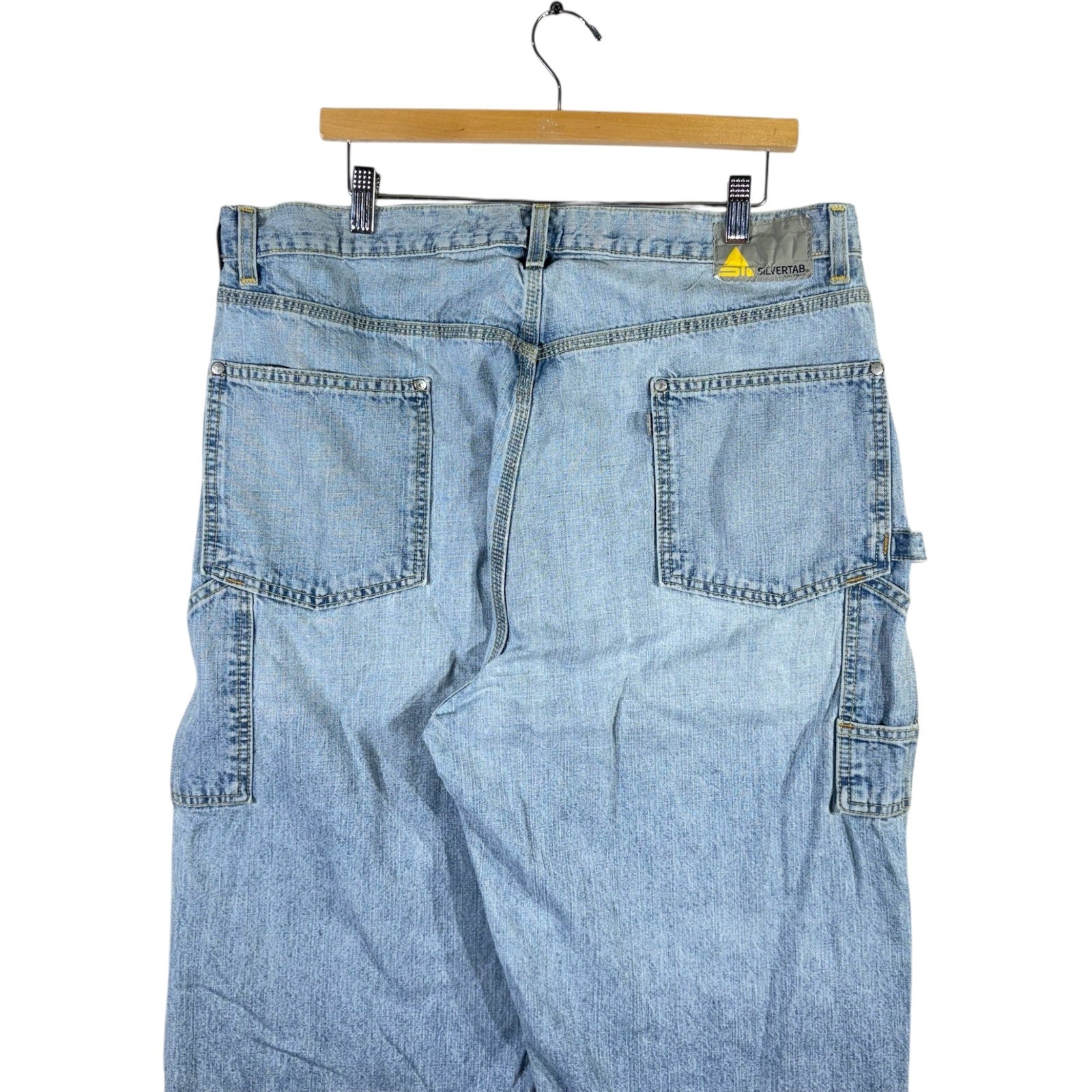 Vintage Levi's Silvertab Wide Leg Denim Jeans 38 x 28