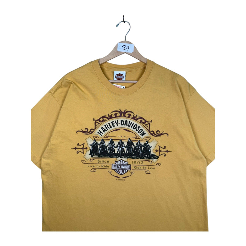 Vintage Harley Davidson Live to Ride Ride to Live T-Shirt