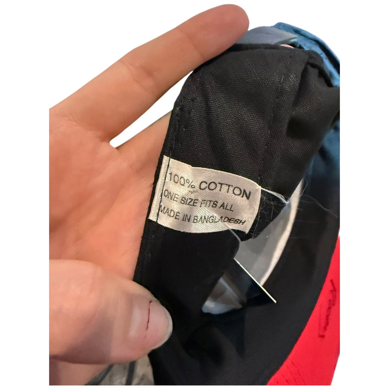 Vintage Cartoon Cat Guitar Embroidered Snapback Hat