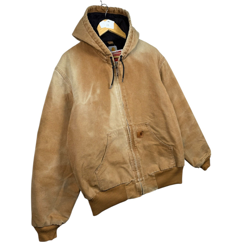 Vintage Carhartt Active Washed Full Zip Hoodie