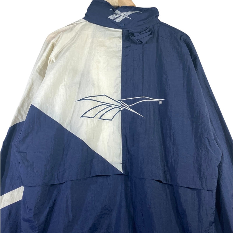 Vintage Reebok Color Block Full Zip Windbreaker Jacket