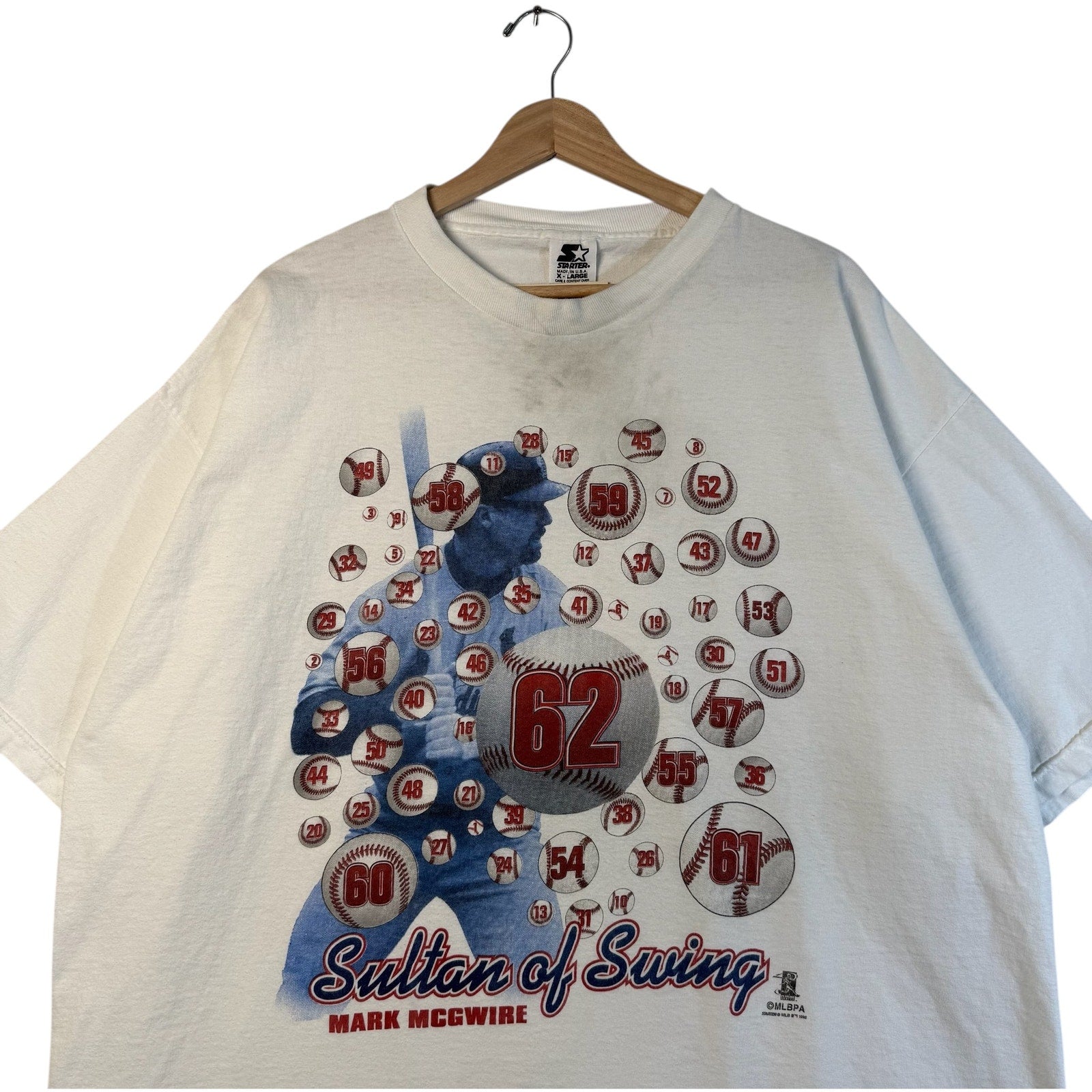 Vintage Starter Mark McGwire "Sultan of Swing" Tee