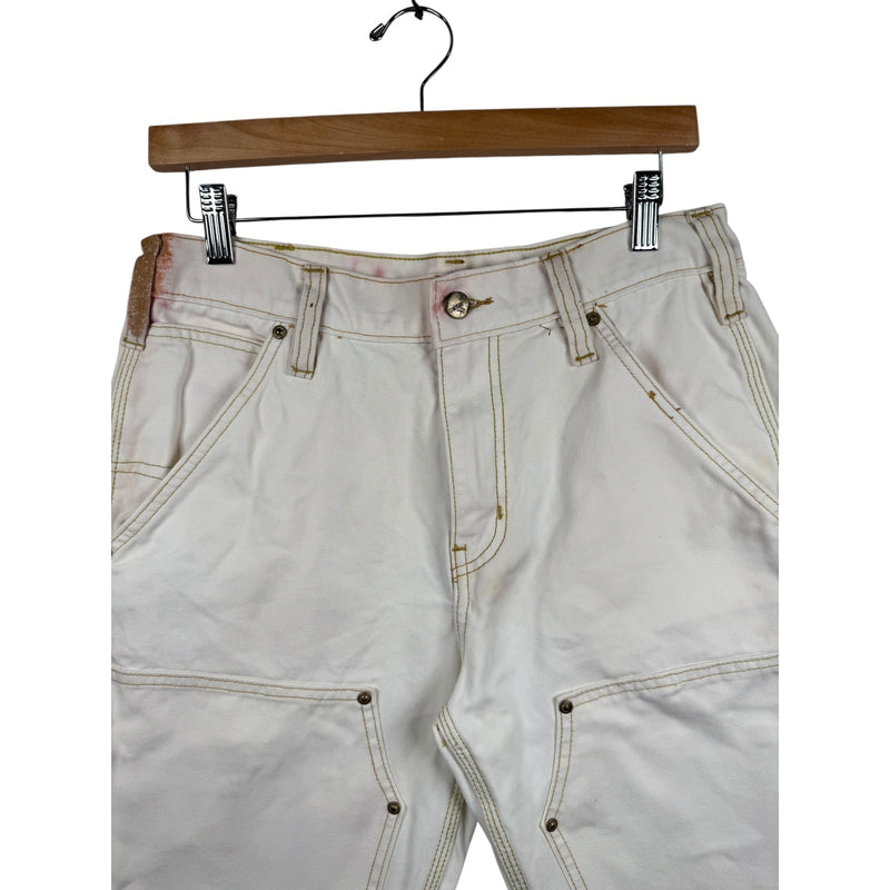 Vintage Carhartt Utility Cargo Denim Shorts 32