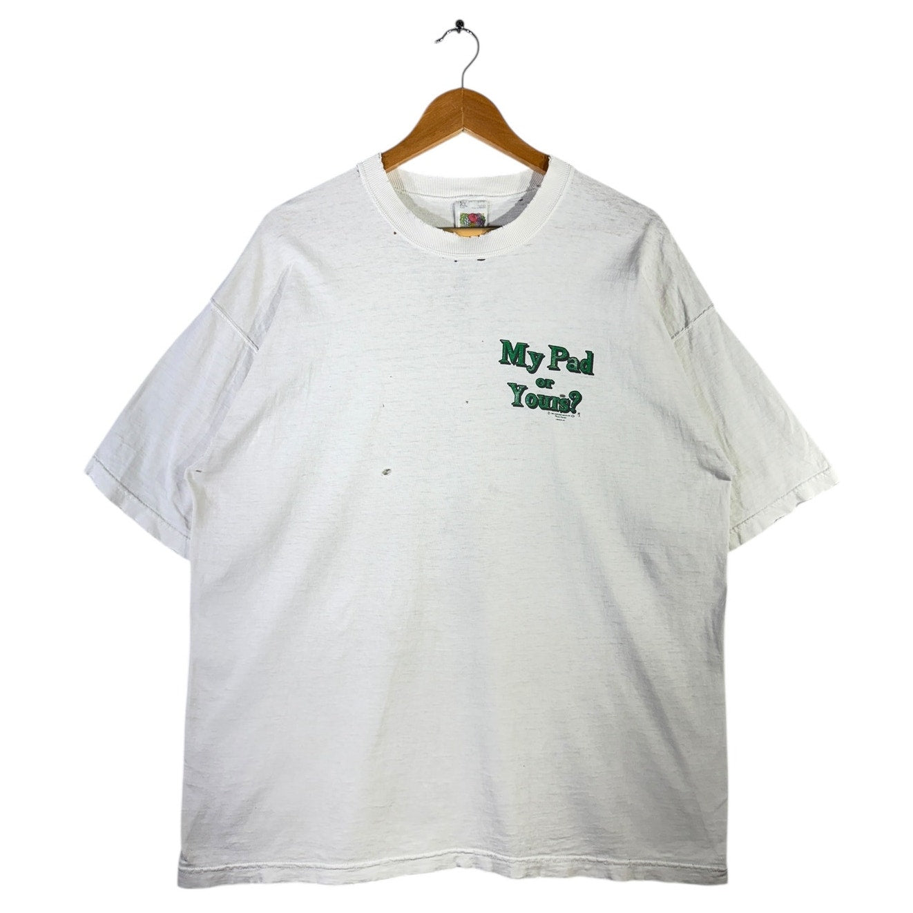 Vintage Budweiser "My Pad Or Yours?" Thrashed T-Shirt