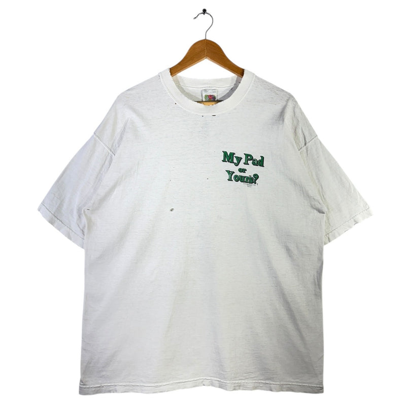 Vintage Budweiser "My Pad Or Yours?" Thrashed T-Shirt
