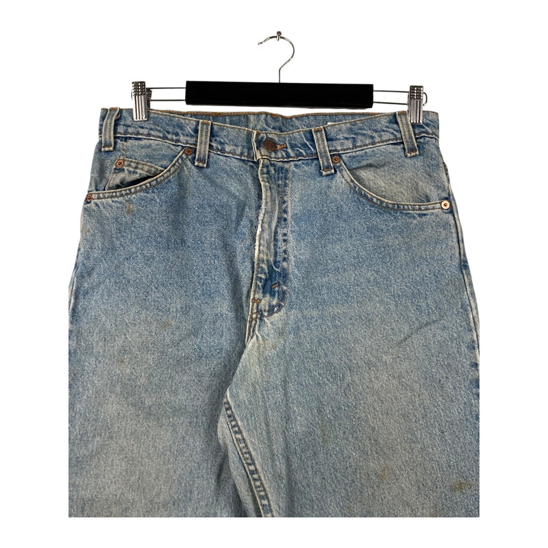 Vintage Levi's 550 Relaxed Tapered Denim Jean Bermuda Shorts 33