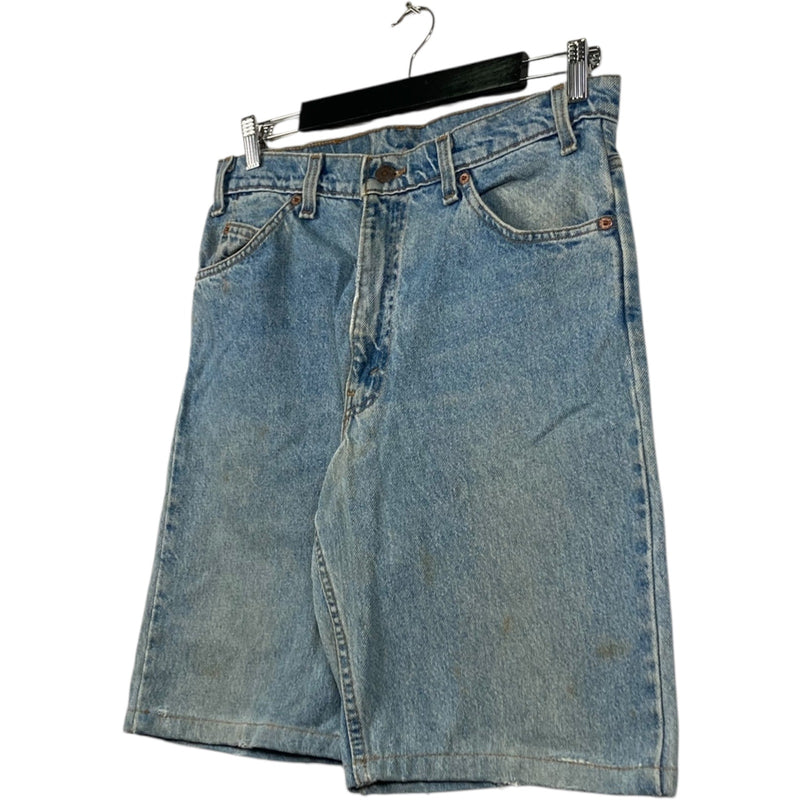 Vintage Levi's 550 Relaxed Tapered Denim Jean Bermuda Shorts 33