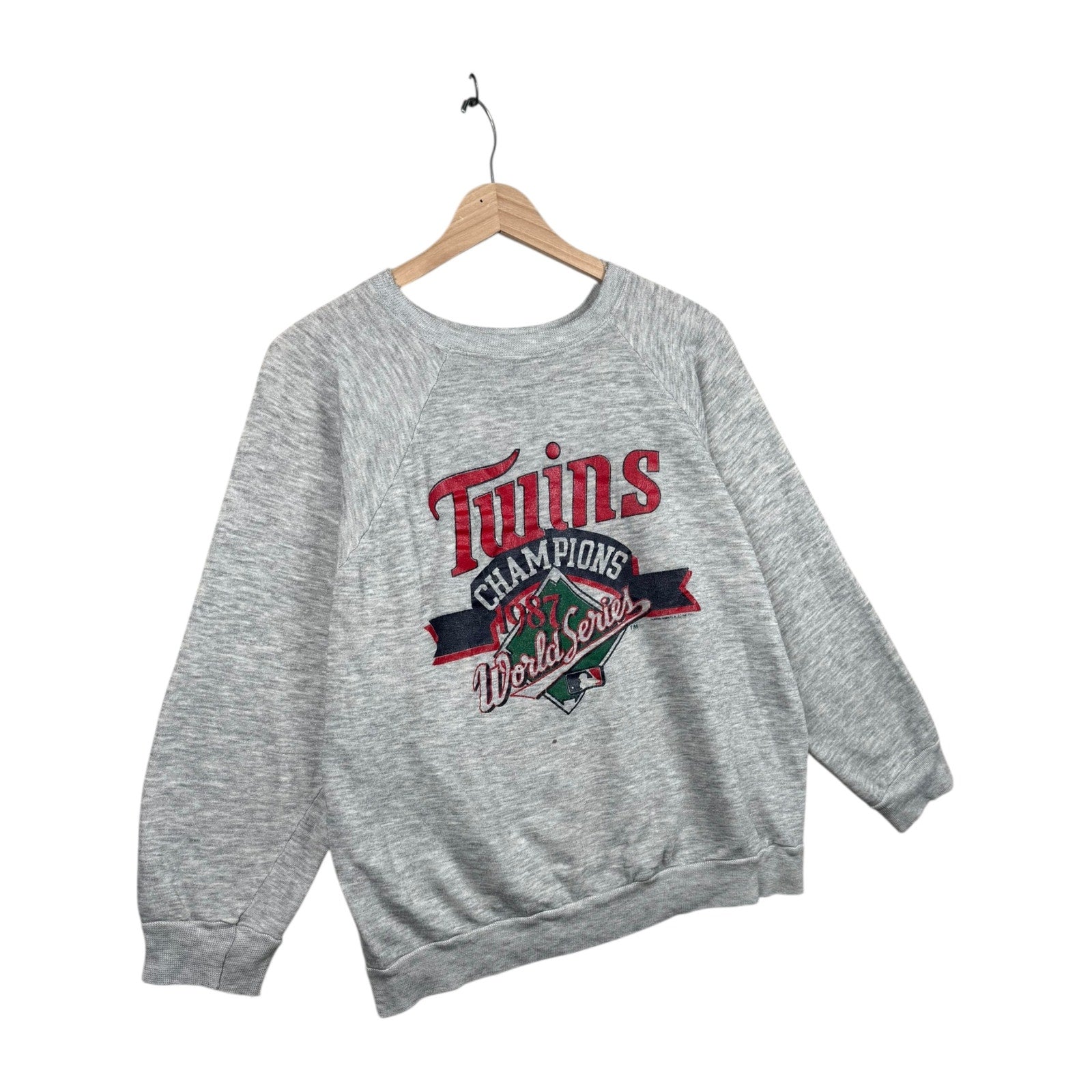 Vintage Women's Minnesota Twins MLB World Series Crewneck 1987 XL