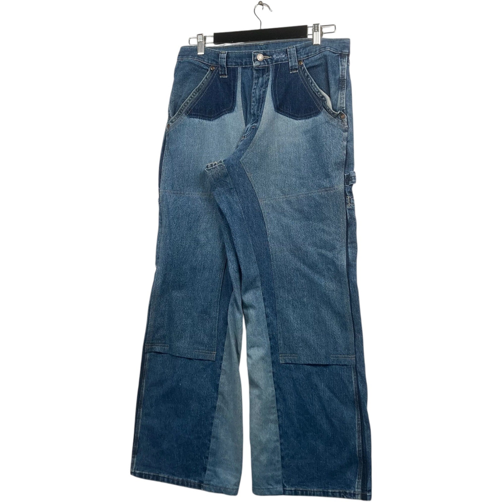 Vintage Cut & Sew Wrangler Denim Carpenter Pants 32 x 32
