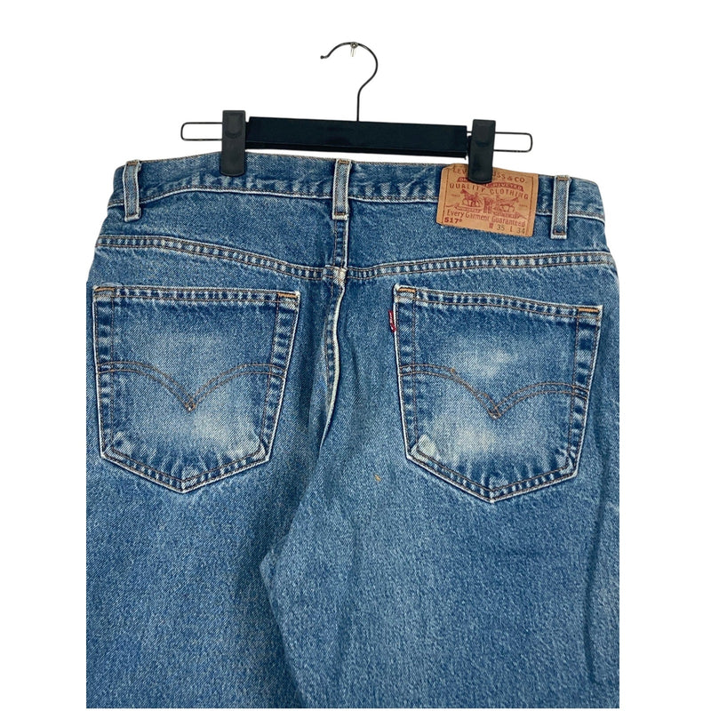 Vintage Levi's 517 Denim Cut Off Shorts 33