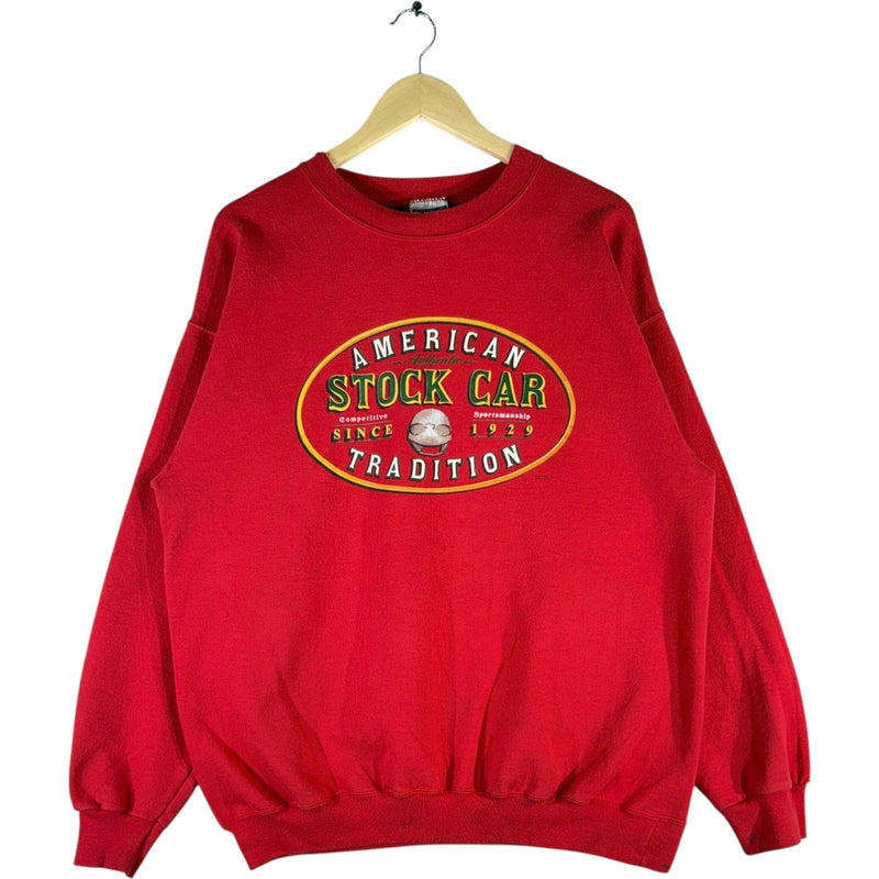 Vintage Stock Car American Tradition Spellout Crewneck