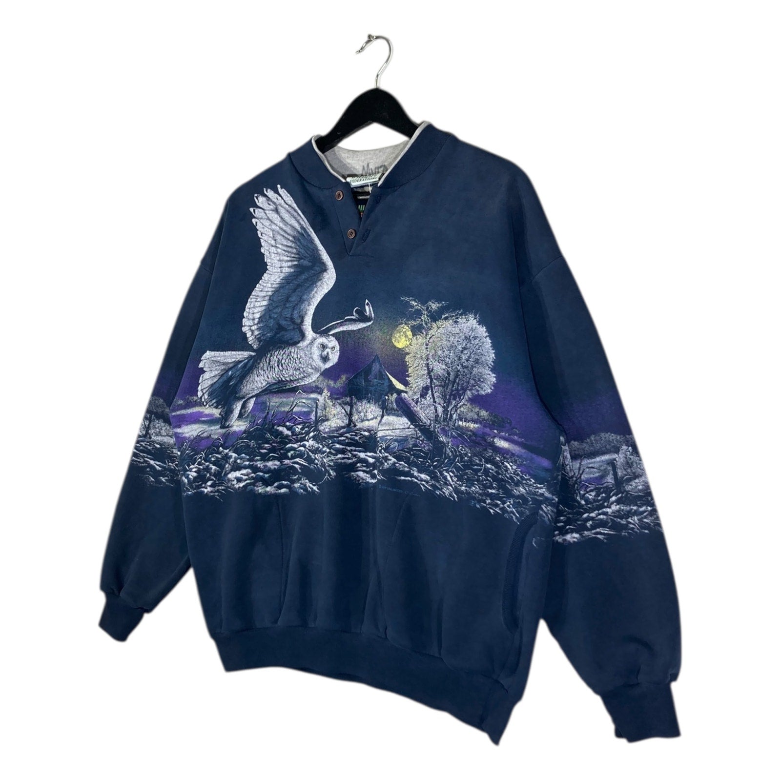 Vintage National Wildlife Federation AOP Long Sleeve