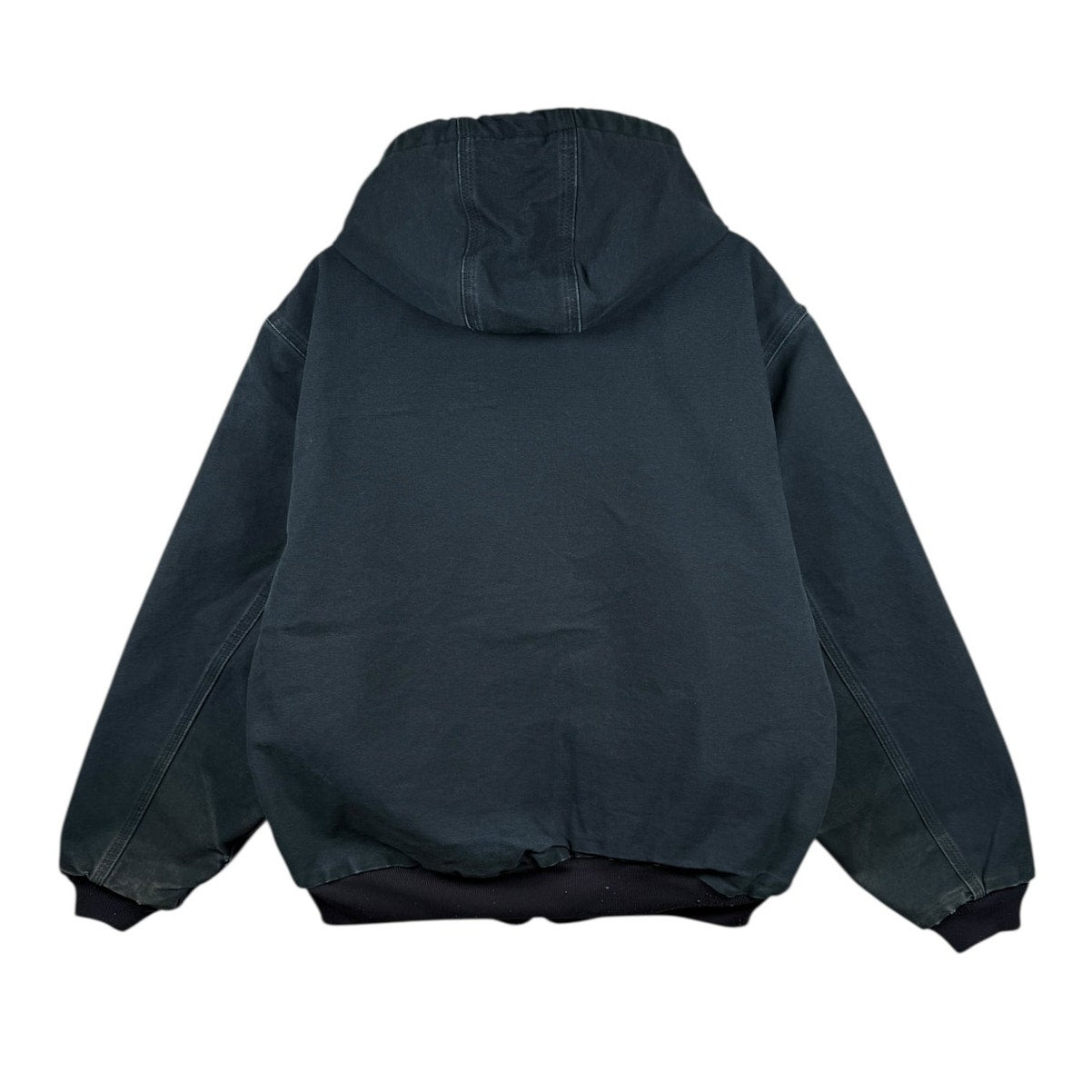 Vintage Carhartt J131 BLK Hooded Insulated Workwear Jacket