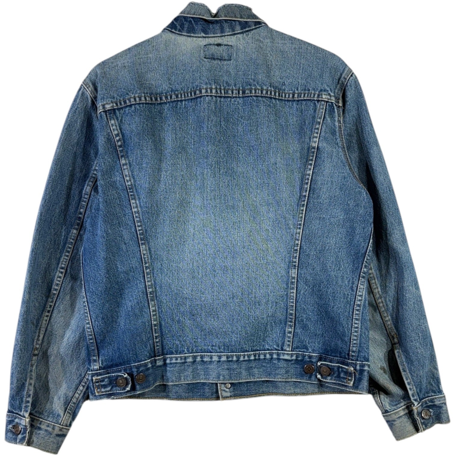 Vintage Button Front Denim Jacket