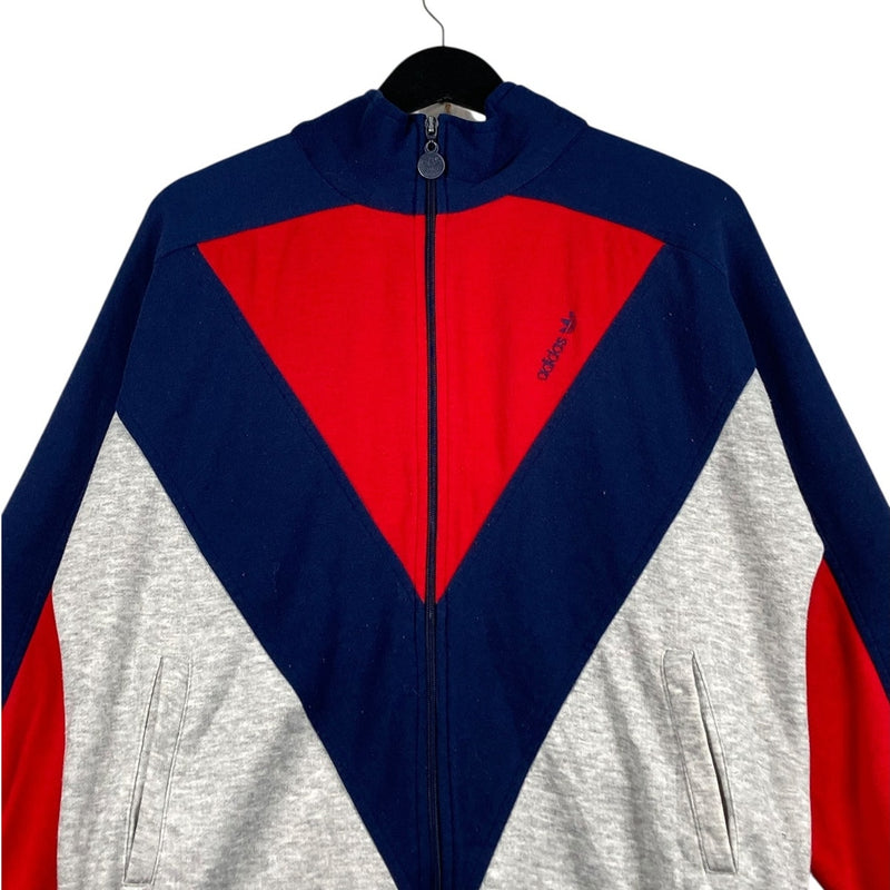 Vintage Adidas Colorblock Zip Up Track Jacket