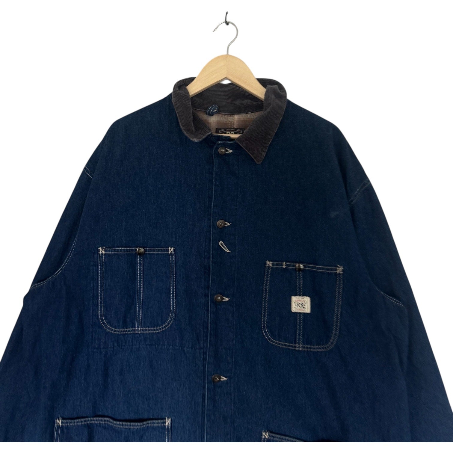 Vintage Double RL Ralph Lauren Denim Chore Coat