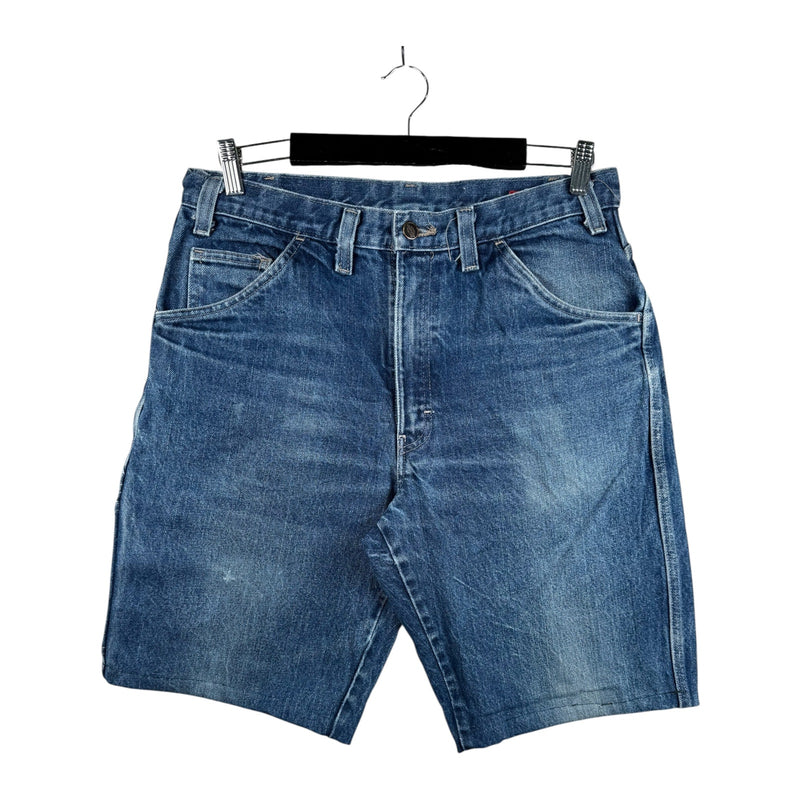 Vintage Dickies FR Cargo Denim Shorts 35