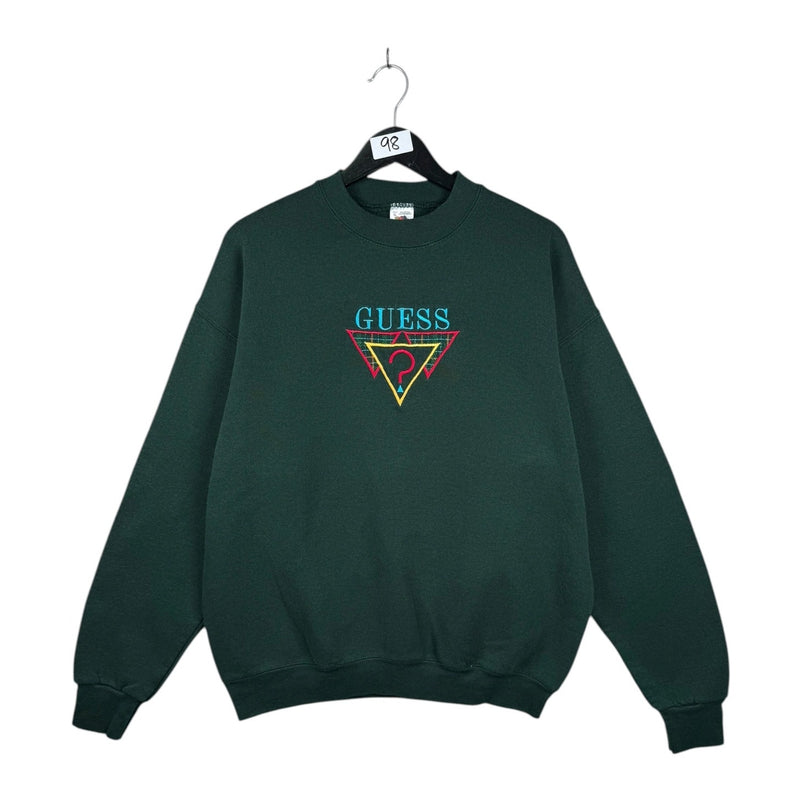 Vintage Embroidered Guess Logo Crewneck
