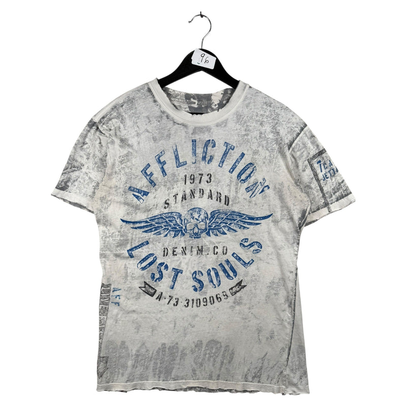 Vintage Affliction Lost Souls T-Shirt Large